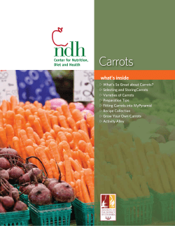 Carrots - University of the District of Columbia