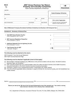 forward - North Carolina Department of Revenue