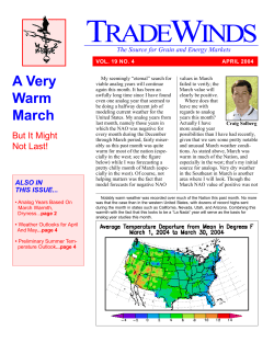 tradewinds - Weather forecasts for commodity markets