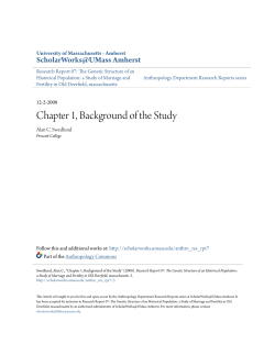 Chapter 1, Background of the Study