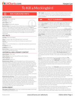 To Kill a Mockingbird