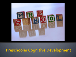 Preschool Cognitive Development