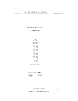The Central Bank Act
