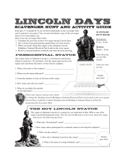 Scavenger Hunt and activity guide