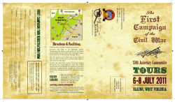 First campaign of the Civil War