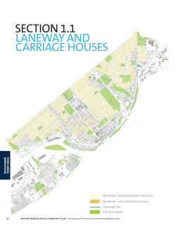 section 1.1 laneway and carriage houses
