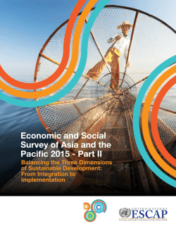 Balancing the Three Dimensions of Sustainable Development