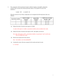 1. The compounds with the molecular formula C4H9Br