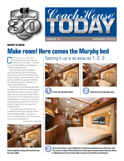 Make room! Here comes the Murphy bed