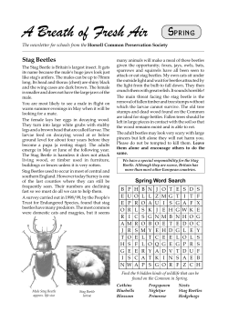 Issue 7 &ndash; Spring 2000 - Horsell Common Preservation Society