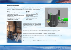 Aquatec Vacuum Degasser