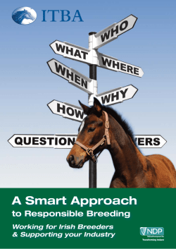 ITBA Guide to Responsible Breeding