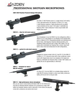 professional shotgun microphones