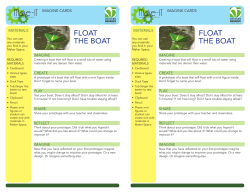 Float the Boat Float the Boat