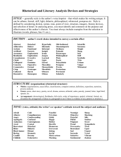 Language Analysis &ndash; Terms