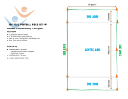 Flag Football Field Setup PDF