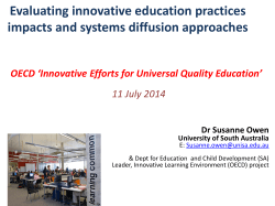 Evaluating innovative education practices impacts and