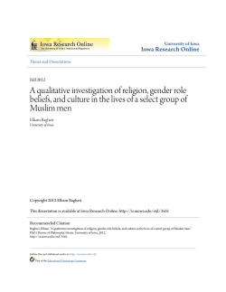 A qualitative investigation of religion, gender role beliefs, and culture
