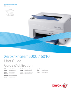 Xerox Phaser 6000 / 6010