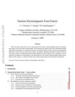 Nucleon Electromagnetic Form Factors