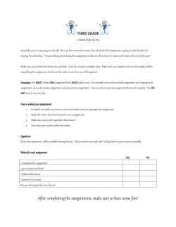 3rd Grade - Eastwood Local Schools