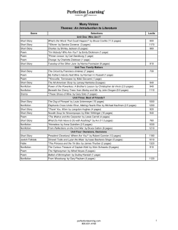 Lexile Levels - Perfection Learning