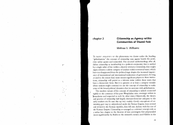 chapter 2 Citizenship as Agency within Communities of