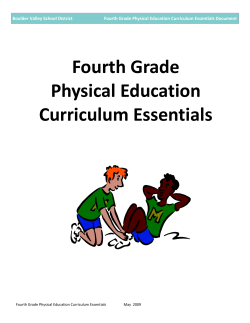 Fourth Grade PE