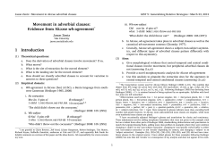 Movement in adverbial clauses