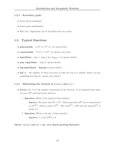 1.3 Typical Functions
