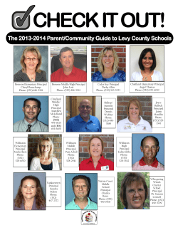 Check it out! - School Board of Levy County