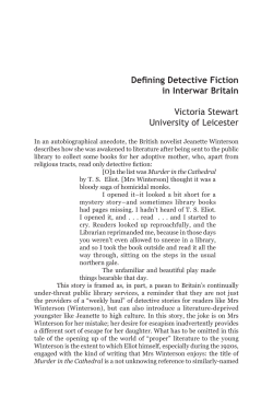 Defining Detective Fiction in Interwar Britain