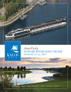 danube river golf Cruise