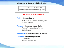 Intro - Northeastern University