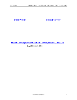 Silane, trimethoxy[3-(oxiranylmethoxy)propyl]