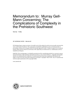 Untitled - Santa Fe Institute