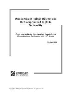 Dominicans of Haitian Descent and the Compromised Right