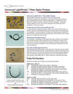 Universal LightProbe&trade; Fiber-Optic Probes