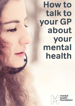 How to talk to your GP about your mental health