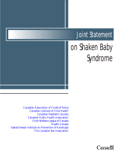 Joint Statement on Shaken Baby Syndrome
