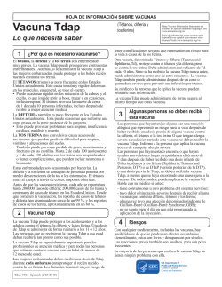 TdaP - Immunization Action Coalition
