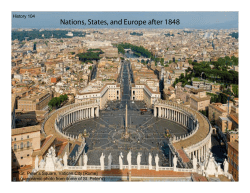 Nations, States, and Europe after 1848