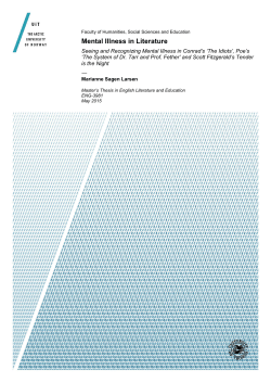 Mental Illness in Literature