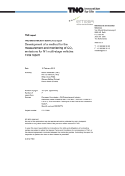 Development of a method for the measurement and