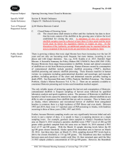 Proposal 15-105 with FDA Recommendations