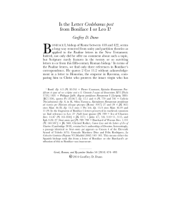 Is the Letter Credebamus post from Boniface I or Leo I?