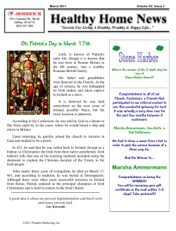 Marsha Ammermann St. Patrick`s Day is March 17th