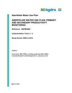 ABFMON-2 | Primary and Secondary Productivity Monitoring within