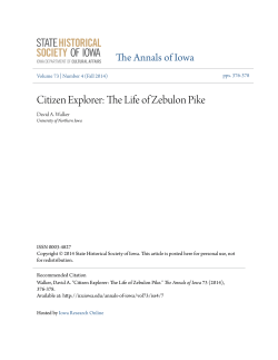 Citizen Explorer: The Life of Zebulon Pike