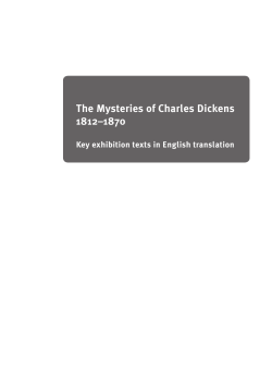 The Mysteries of Charles Dickens 1812&ndash;1870